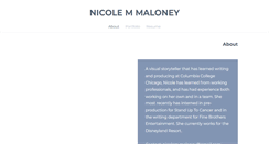 Desktop Screenshot of nicolemmaloney.com